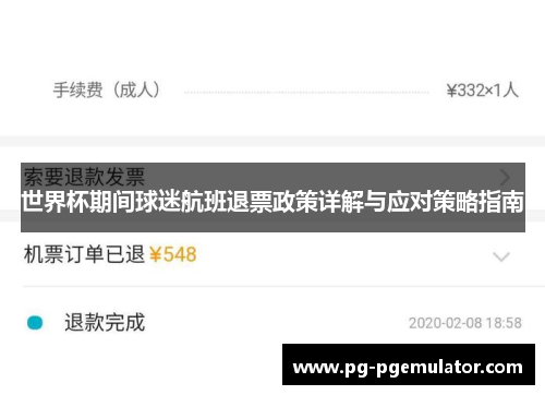 世界杯期间球迷航班退票政策详解与应对策略指南